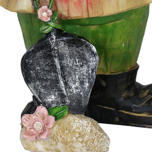 Shoveling Sheldon Garden Gnome Statue, 12 inch | Shop Garden Decor by Exhart