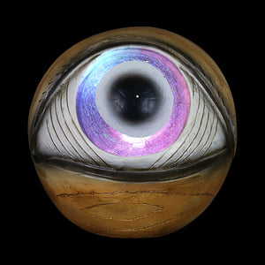 Halloween Eyeball with Color Changing LED and Battery Powered Automatic Timer, 4.5 Inches | Shop Garden Decor by Exhart