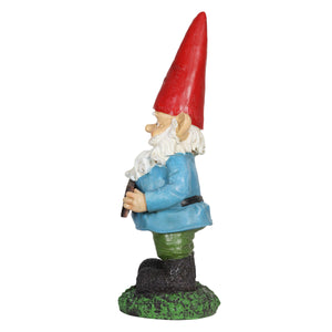 Go Away Gilbert Gnome Statue, 13 Inch | Shop Garden Decor by Exhart