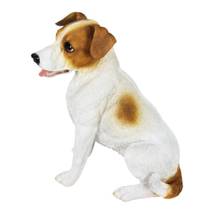 Hand Painted Jack Russell Statuary, 12.5 Inch | Shop Garden Decor by Exhart