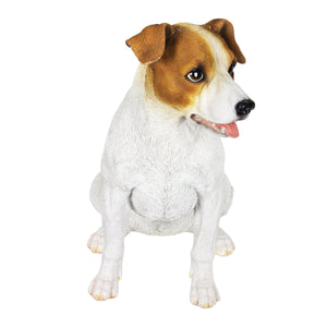 Hand Painted Jack Russell Statuary, 12.5 Inch | Shop Garden Decor by Exhart