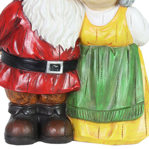 Garden Gnome Couple Statuary, 10 Inch | Shop Garden Decor by Exhart