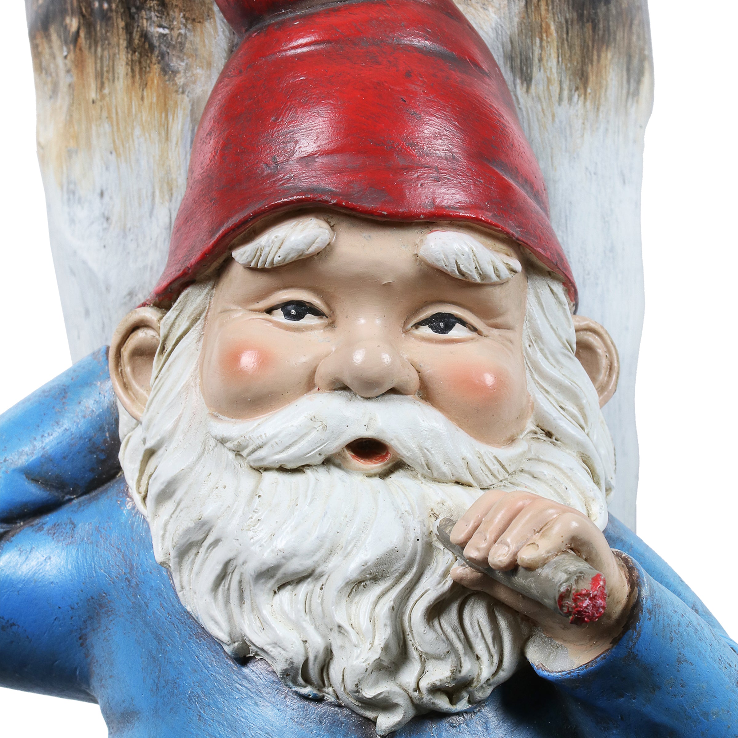 Good Time Up In This Joint Jerry Solar Gnome Stake, Gnome is 5 by 21 Inches | Shop Garden Decor by Exhart