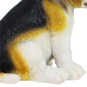 Hand Painted Beagle Puppy Statuary, 6.5 Inch | Shop Garden Decor by Exhart