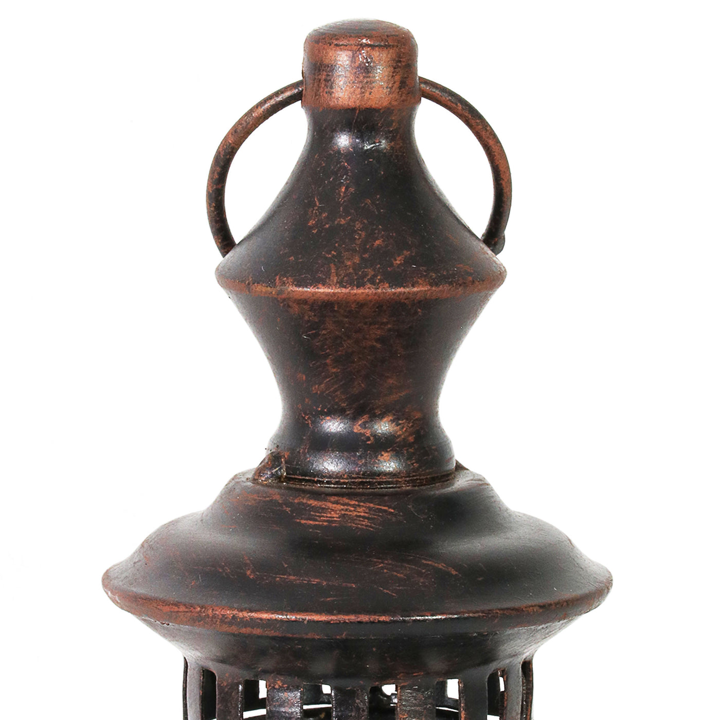 Hurricane Oil Lantern - Antique Brass - 12.5