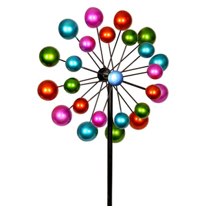 Double Bubble Wind Spinner Garden Stake, 20 by 65 Inches